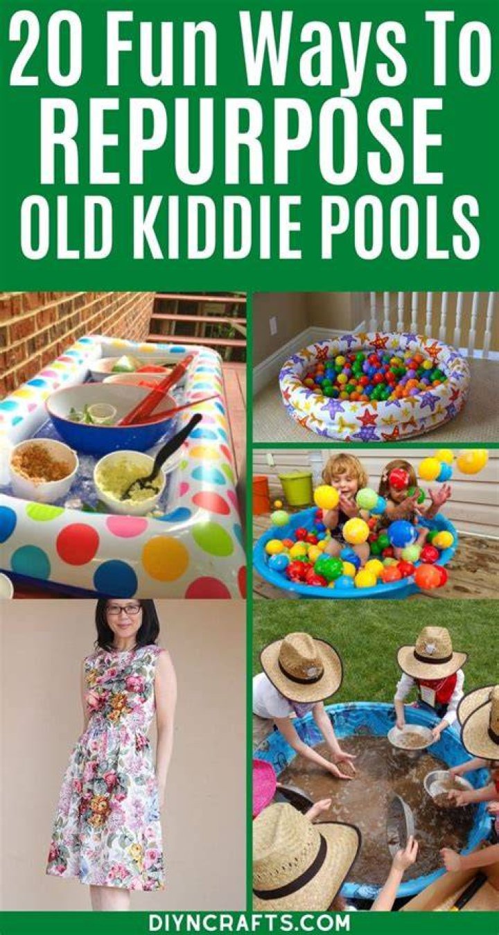 Can kiddie pools be recycled?