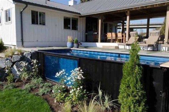 Can you bury a shipping container pool?