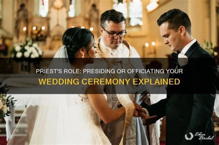 Does a priest officiate mass?