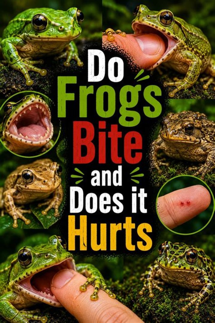 Does frog bite hurt?