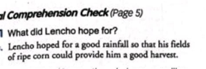 How did lencho foresee his future?