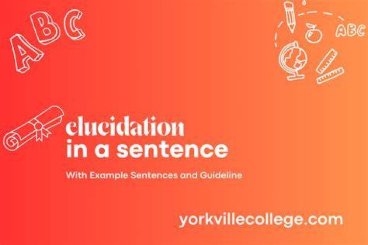 Is elucidation a verb?