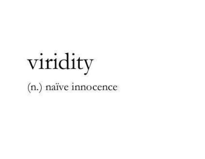 Is viridity a noun?