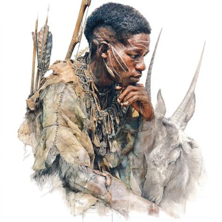 What name was given to the god of the bushmen?