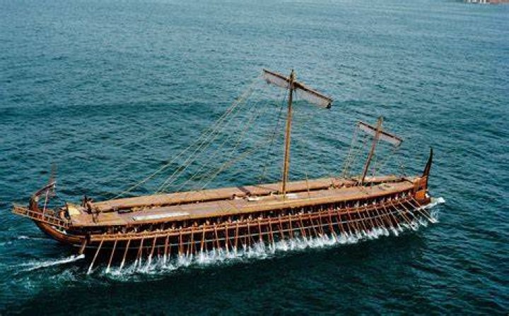 Whats an old roman warship called?