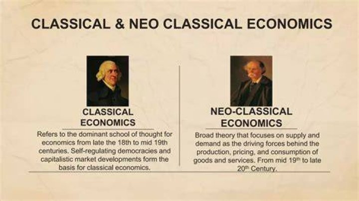 When did neoclassical economics began?