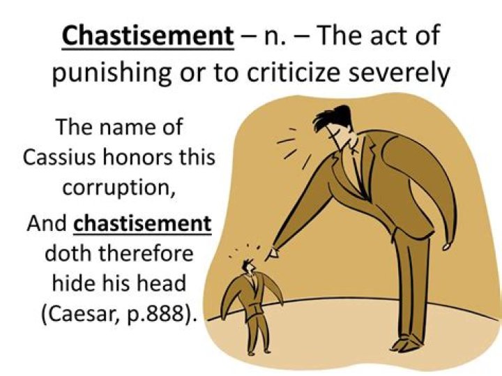 When does chastisement mean?
